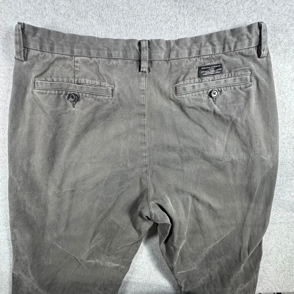 Banana Republic Chino Pants Mens 35x32 Gray Lot of 2 Emerson Gavin Casual Work